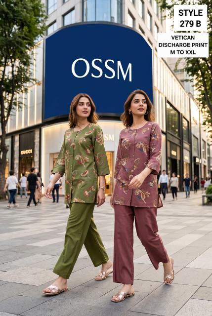 Ossm style 279 B coord set where to buy wholesale clothing for a boutique in india